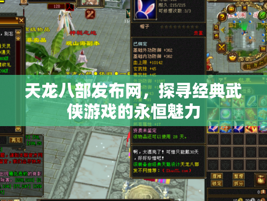 天龙八部发布网，探寻经典武侠游戏的永恒魅力