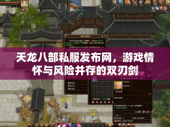 天龙八部私服发布网，游戏情怀与风险并存的双刃剑