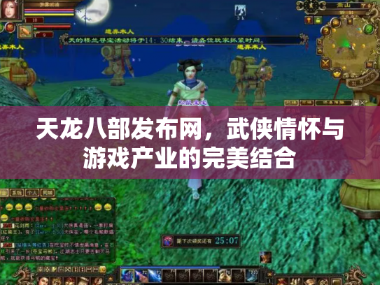 天龙八部发布网，武侠情怀与游戏产业的完美结合