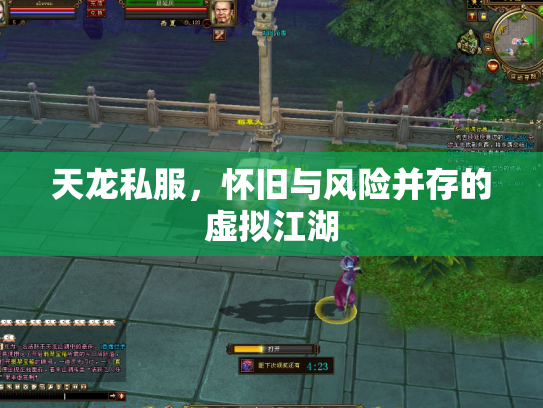 天龙私服，怀旧与风险并存的虚拟江湖