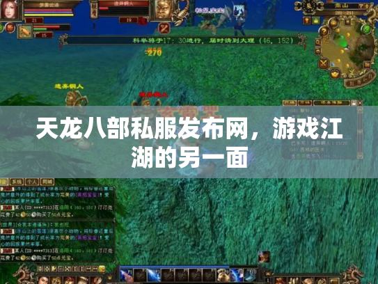 天龙八部私服发布网，游戏江湖的另一面
