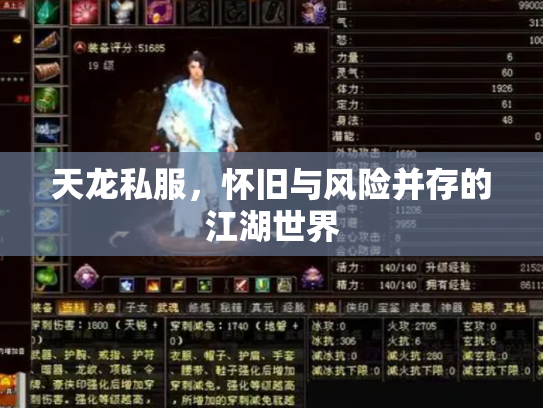 天龙私服，怀旧与风险并存的江湖世界