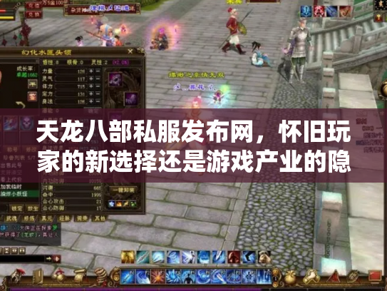 天龙八部私服发布网，怀旧玩家的新选择还是游戏产业的隐患？