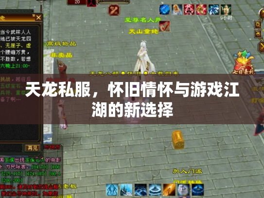 天龙私服，怀旧情怀与游戏江湖的新选择