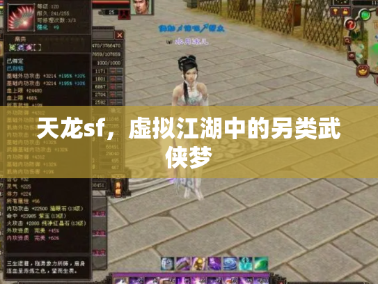 天龙sf，虚拟江湖中的另类武侠梦