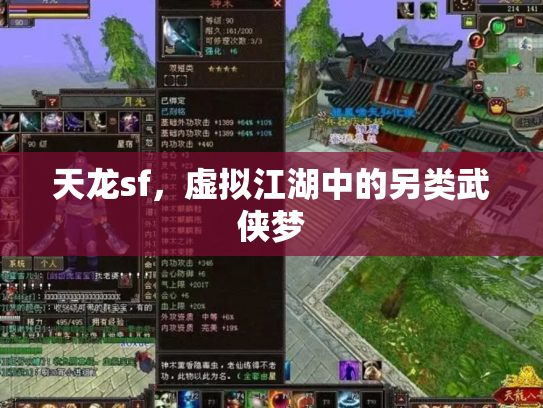 天龙sf，虚拟江湖中的另类武侠梦