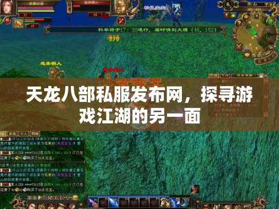 天龙八部私服发布网，探寻游戏江湖的另一面
