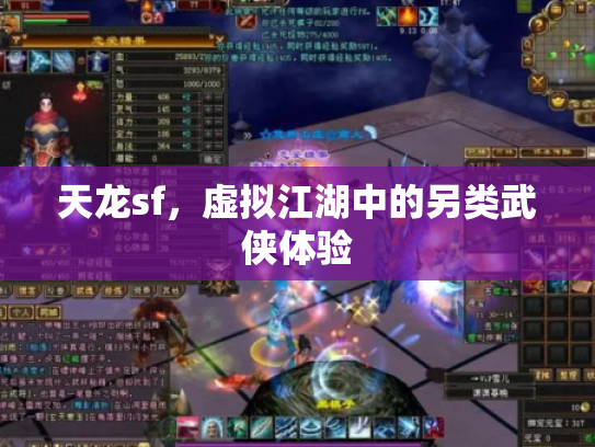天龙sf，虚拟江湖中的另类武侠体验