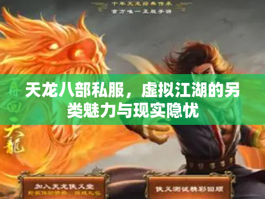 天龙八部私服，虚拟江湖的另类魅力与现实隐忧