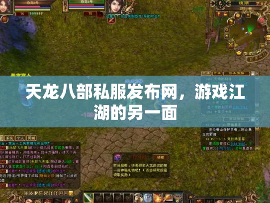 天龙八部私服发布网，游戏江湖的另一面