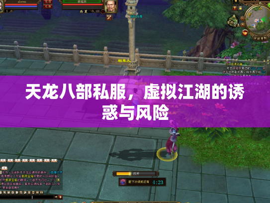 天龙八部私服，虚拟江湖的诱惑与风险
