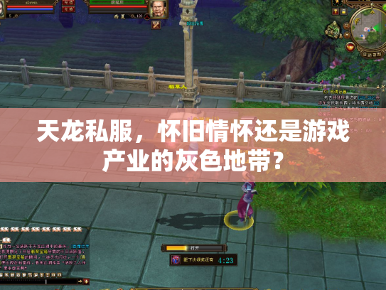 天龙私服，怀旧情怀还是游戏产业的灰色地带？