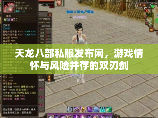 天龙八部私服发布网，游戏情怀与风险并存的双刃剑