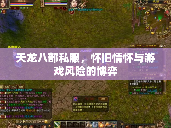 天龙八部私服，怀旧情怀与游戏风险的博弈