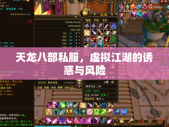 天龙八部私服，虚拟江湖的诱惑与风险