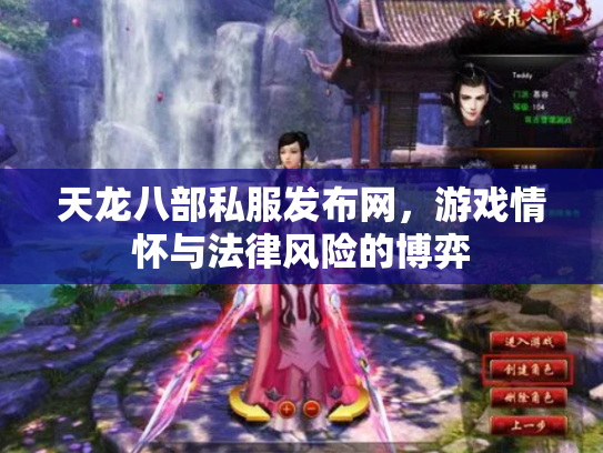 天龙八部私服发布网，游戏情怀与法律风险的博弈