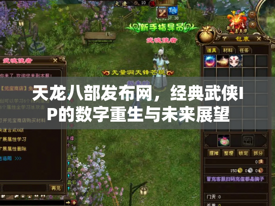 天龙八部发布网，经典武侠IP的数字重生与未来展望