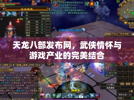 天龙八部发布网，武侠情怀与游戏产业的完美结合