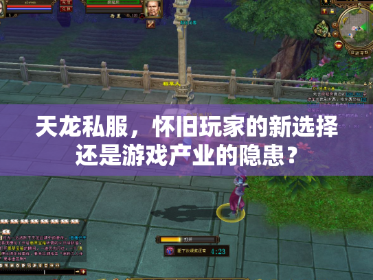天龙私服，怀旧玩家的新选择还是游戏产业的隐患？