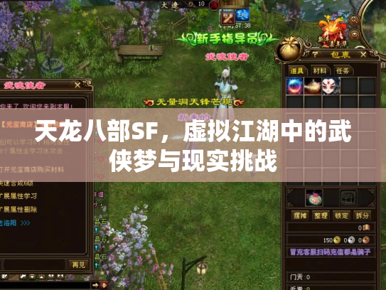 天龙八部SF，虚拟江湖中的武侠梦与现实挑战