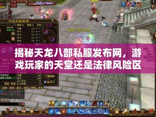揭秘天龙八部私服发布网，游戏玩家的天堂还是法律风险区？