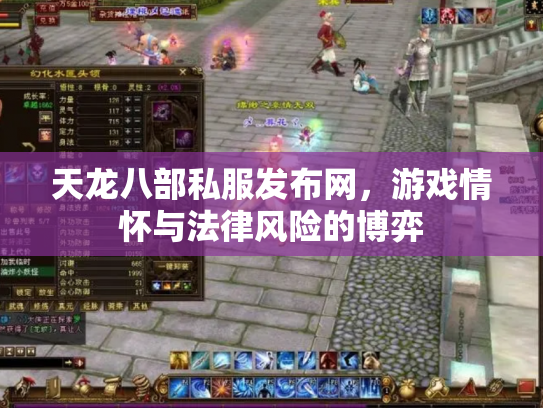 天龙八部私服发布网，游戏情怀与法律风险的博弈