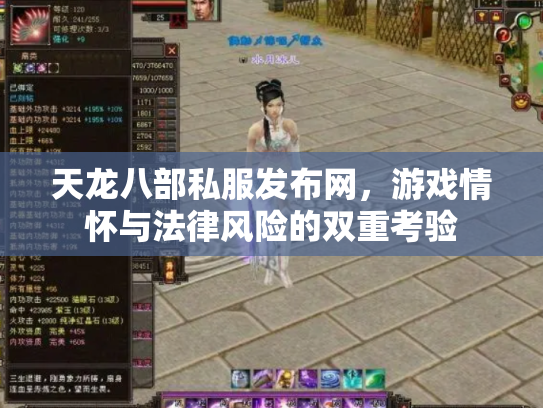 天龙八部私服发布网，游戏情怀与法律风险的双重考验