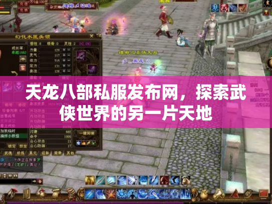 天龙八部私服发布网，探索武侠世界的另一片天地