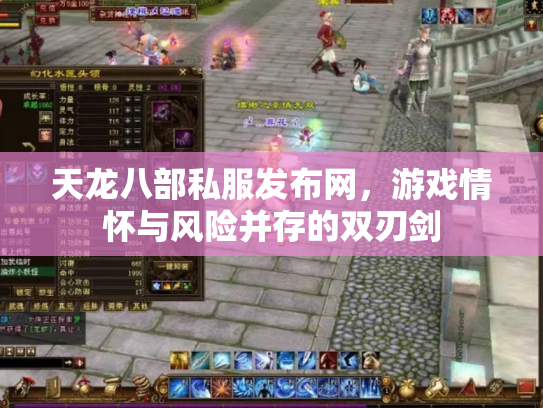 天龙八部私服发布网，游戏情怀与风险并存的双刃剑
