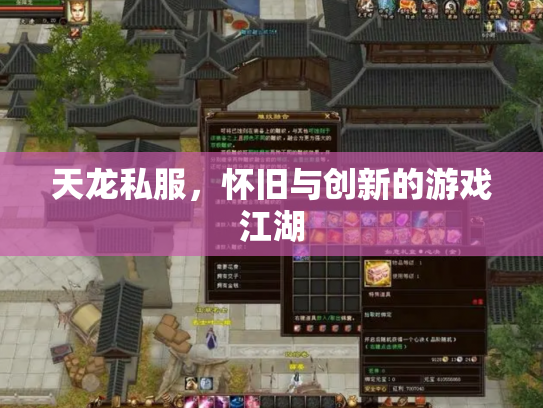 天龙私服，怀旧与创新的游戏江湖