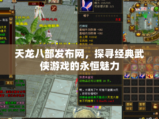 天龙八部发布网，探寻经典武侠游戏的永恒魅力