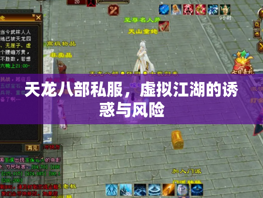 天龙八部私服，虚拟江湖的诱惑与风险