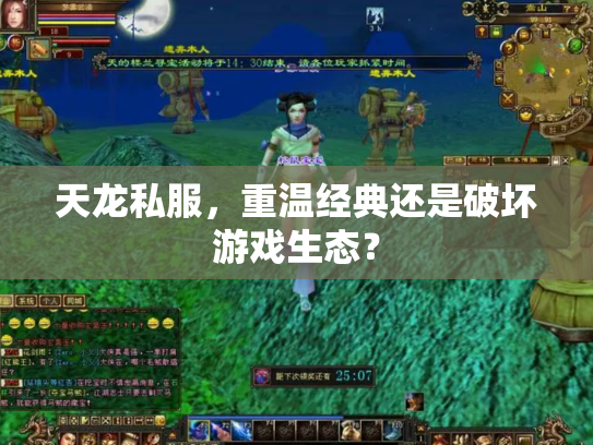 天龙私服，重温经典还是破坏游戏生态？