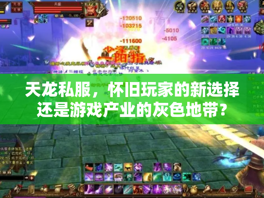 天龙私服，怀旧玩家的新选择还是游戏产业的灰色地带？