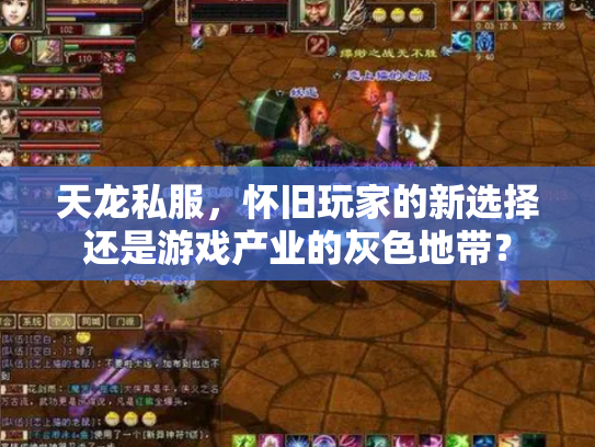 天龙私服，怀旧玩家的新选择还是游戏产业的灰色地带？