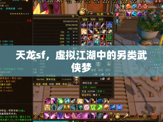 天龙sf，虚拟江湖中的另类武侠梦