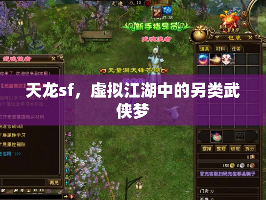 天龙sf，虚拟江湖中的另类武侠梦