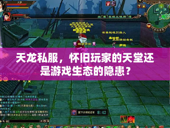 天龙私服，怀旧玩家的天堂还是游戏生态的隐患？