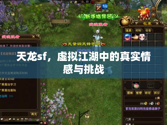 天龙sf，虚拟江湖中的真实情感与挑战