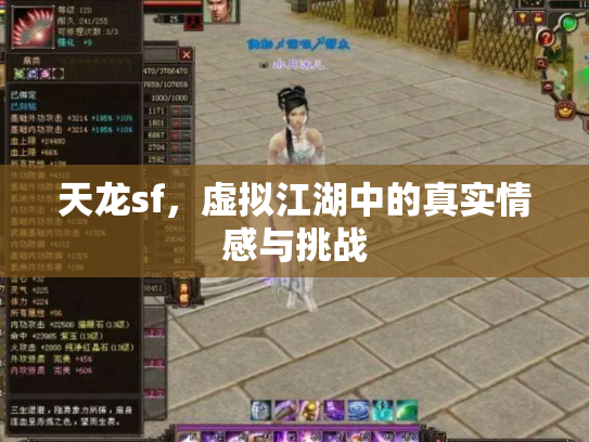 天龙sf，虚拟江湖中的真实情感与挑战