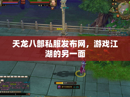 天龙八部私服发布网，游戏江湖的另一面