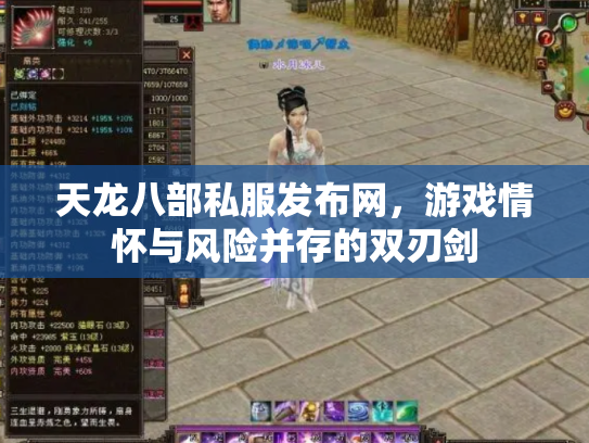 天龙八部私服发布网，游戏情怀与风险并存的双刃剑