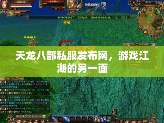 天龙八部私服发布网，游戏江湖的另一面