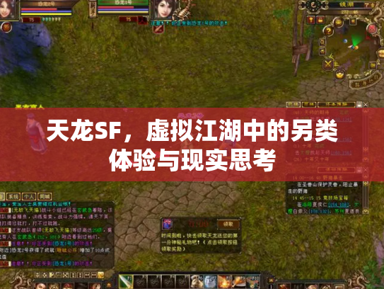 天龙SF，虚拟江湖中的另类体验与现实思考