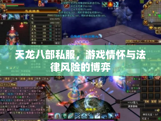 天龙八部私服，游戏情怀与法律风险的博弈