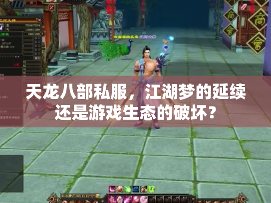 天龙八部私服，江湖梦的延续还是游戏生态的破坏？