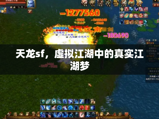 天龙sf，虚拟江湖中的真实江湖梦