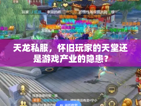 天龙私服，怀旧玩家的天堂还是游戏产业的隐患？