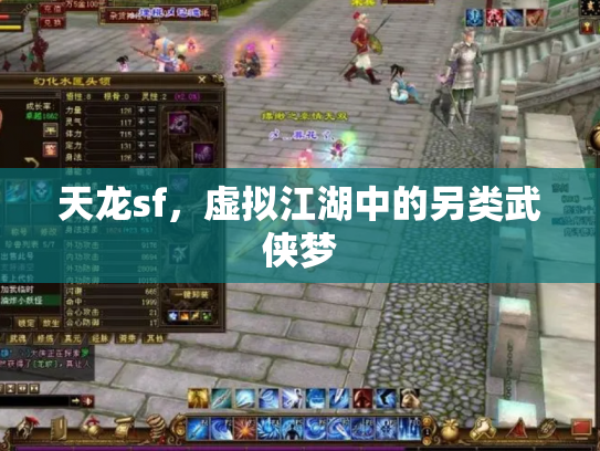 天龙sf，虚拟江湖中的另类武侠梦
