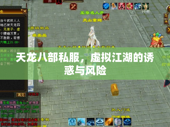 天龙八部私服，虚拟江湖的诱惑与风险
